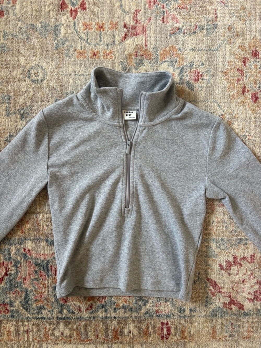 Sunday best half zip